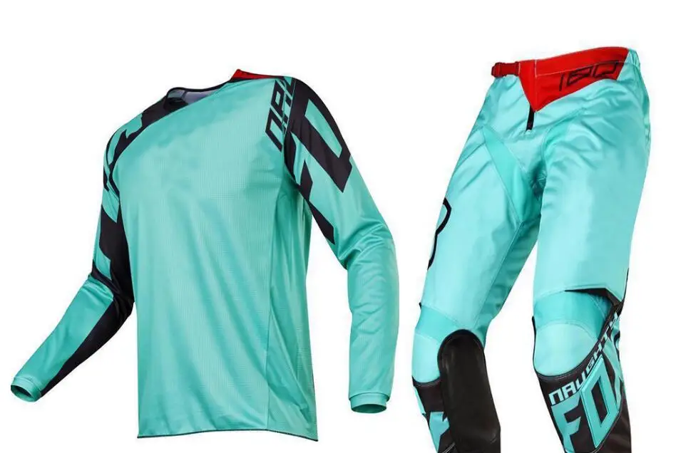 

180 Racing blue/red Jersey & Pant Combo Racing Motocross ATV Dirt Bike Riding MX Gear Set