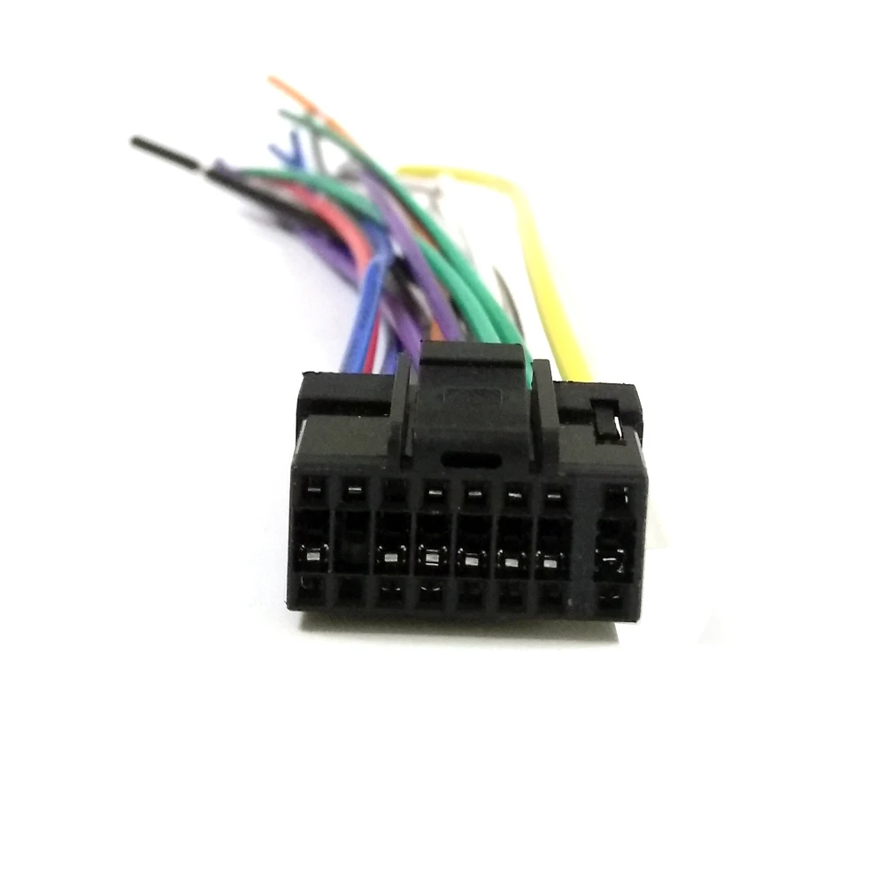16PIN Wire Black Harness Plug Cable for Alpine (3)