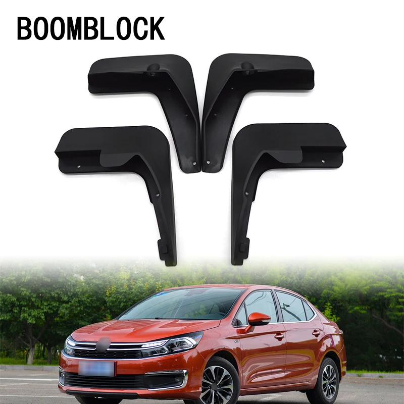 Автомобильные передние и задние брызговики BOOMBLOCK для Citroen C4 L C4L 2013 2014 2015 2016 2017