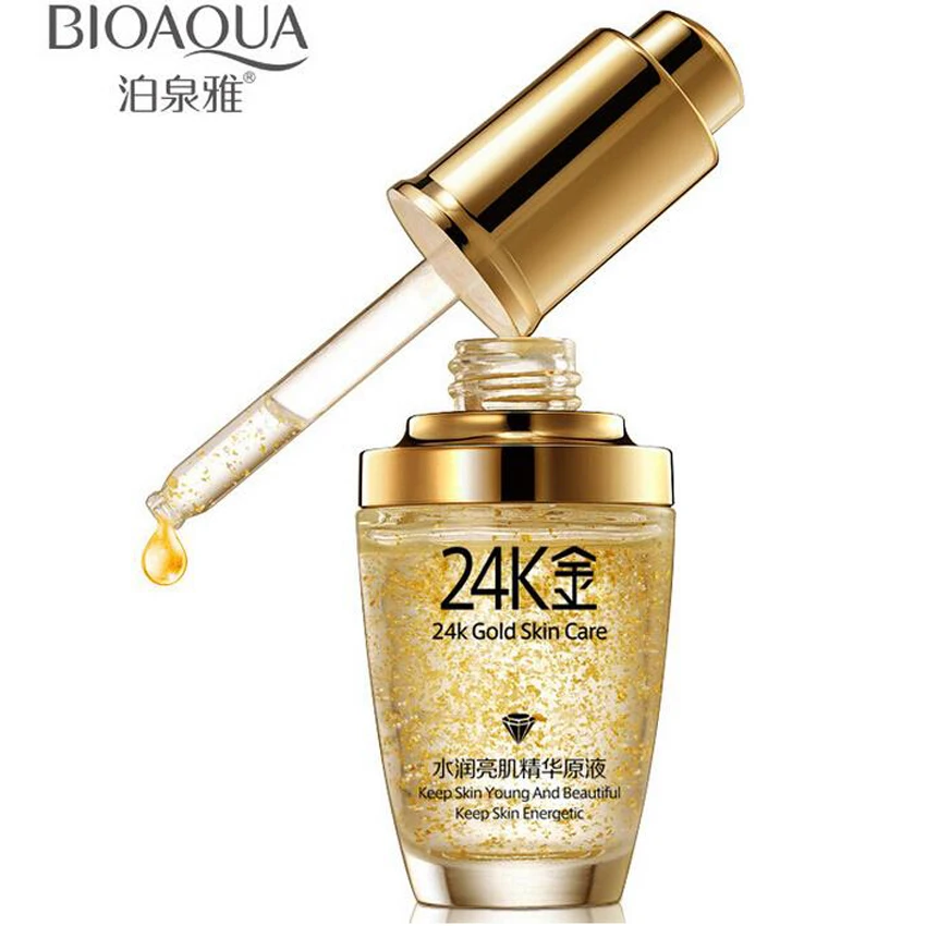 Skin Care Pure 24K Gold Essence Day Cream Anti Wrinkle Face Anti Aging