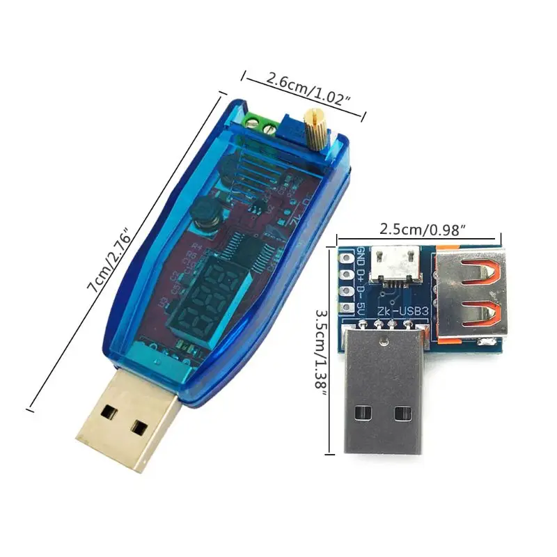 DC-DC 5 V 1 V-24 V Регулируемый Напряжение модуль Питание модуль Boost, повышающего понижающего преобразователя