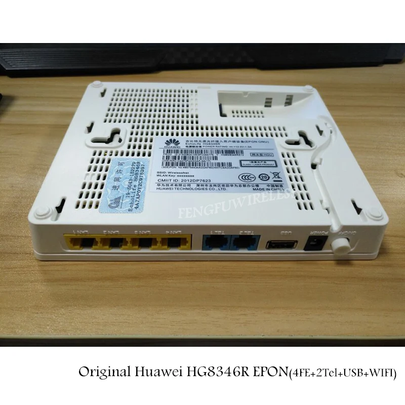 100 шт. оригинальный HG8346R EPON ONU ONT маршрутизатор 4FE + 2Tel USB WIFI такой же fuction как HG8347R HG8240F