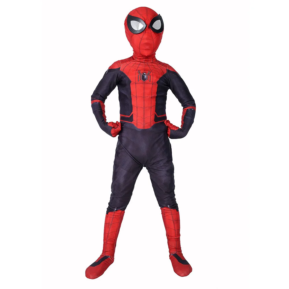 

Kids Spider Man Far From Home Peter Parker Cosplay Costume Zentai Spiderman hero Bodysuit Suit Jumpsuits