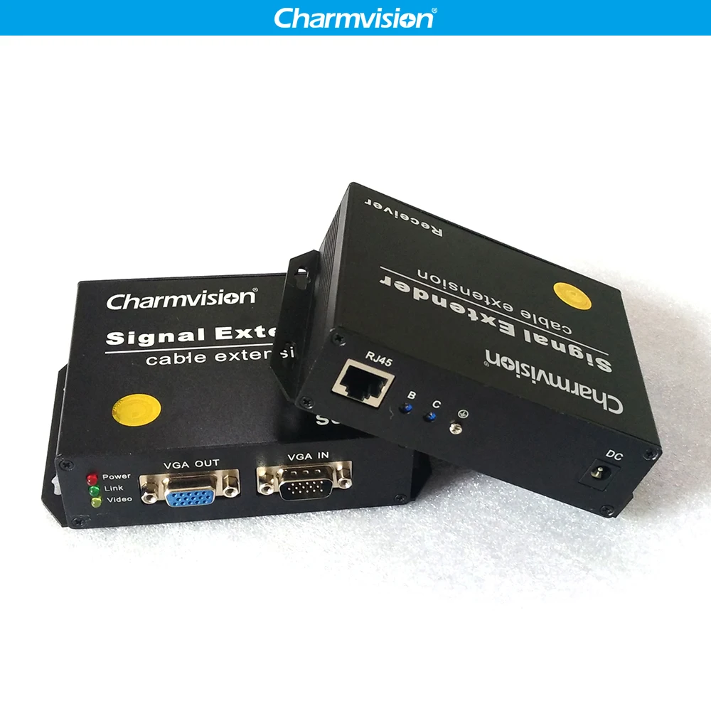

Charmvision EKU300HR 300 meters USB keyboard USB mouse VGA KVM Extender with 2 USB A type for CCTV Computer Management