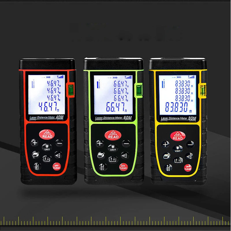 

Handheld Laser Rangefin Range Finder Multifunctional Nivel Laser Distance Measuring Range 40m Professional Tool