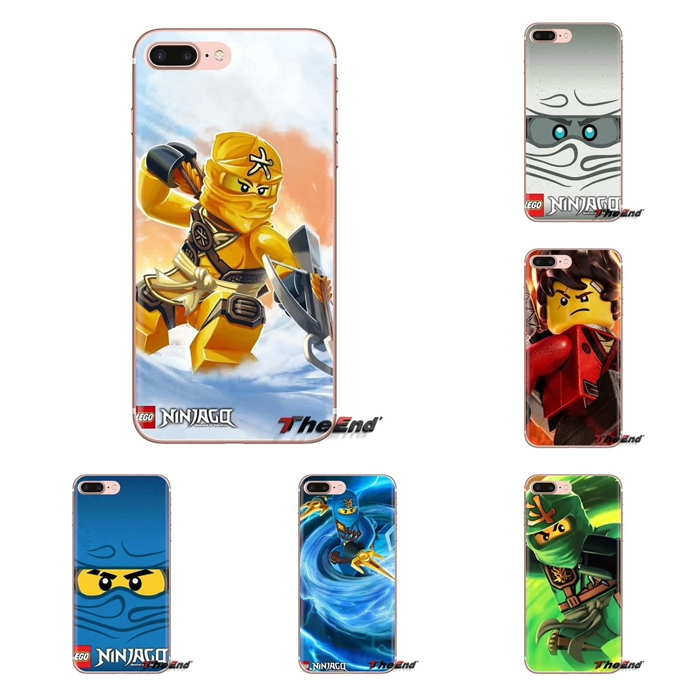 

For iPod Touch Apple iPhone 4 4S 5 5S SE 5C 6 6S 7 8 X XR XS Plus MAX Soft Transparent Shell Covers ninjago kai
