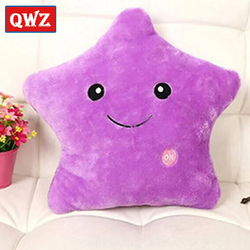 QWZ 36*36 см красочный пластиковый квадратный Форма игрушки звездных светящийся