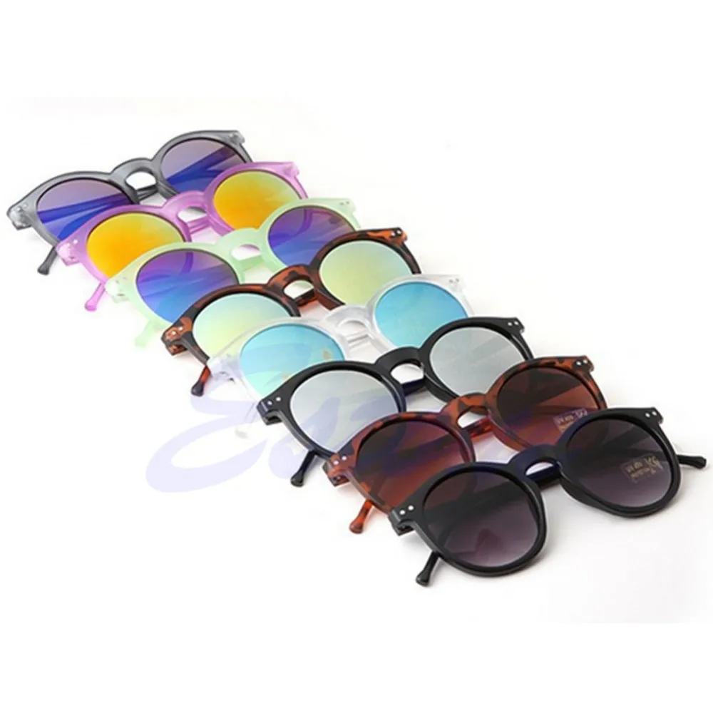 Модные Разноцветные ртутные зеркальные очки, мужские солнцезащитные очки, женские, мужские, женские солнцезащитные очки с золотым покрытием, круглые