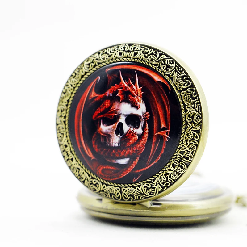 New-Clock-Men-Montres-Steampunk-Death-Skull-Pirate-Dragon-Retro-Pendant-Pocket-Watch-Gift-Horloges-Mannen