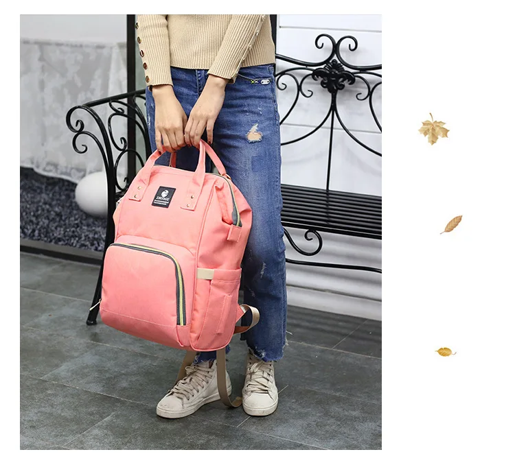 Fashion Mummy Diaper Bag Backpack Multifunction Maternity Nappy Bag Large Capacity Waterproof Travel Mom Organizer For Baby Care (19)