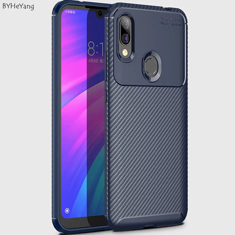 

Cases for Xiaomi Redmi 7 Case Redmi 7 Silicone Armor Bumper Shockproof Cover Phone Cases Luxury Xiomi Redmi7 Anti-knock Cases