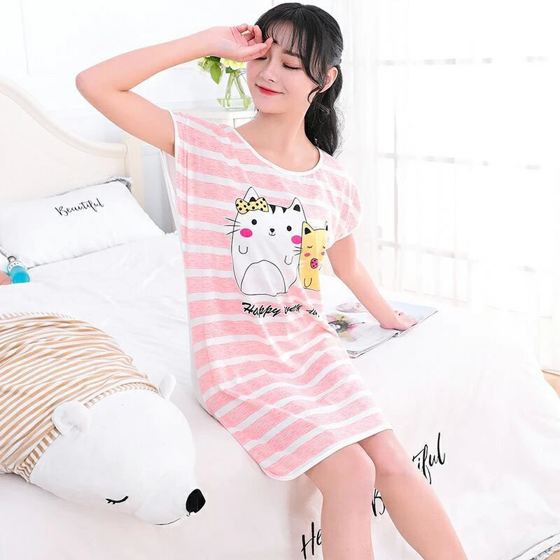 Ночная рубашка с Микки Маусом; Подростковая Пижама; Детские пижамные платья для девочек; милая Пижама; платье; Пижама; платье для девочек; детская ночная рубашка