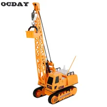 Kids Electric Car Toys 12 Channel RC Remote Control Car Excavator Wireless Engineering Vehicles Charging Cars With Battery RTG