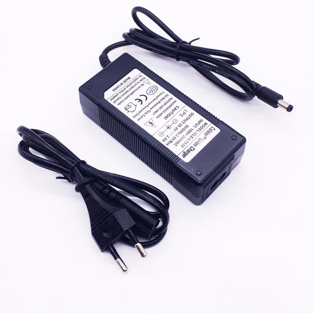 

NEW High quality 29.4V 2A electric bicycle lithium battery charger lithium battery for 24V 2A RCA plug charger connector