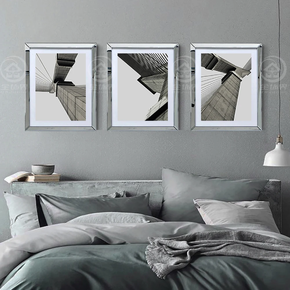 Buy Wall mirrored picture frames modern rectangle