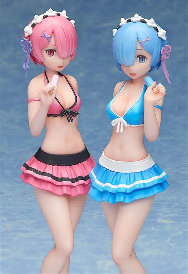 Экшн фигурки из аниме Re:Life In A Different World From Zero Sexy Rem Ram коллекционные игрушки ПВХ для