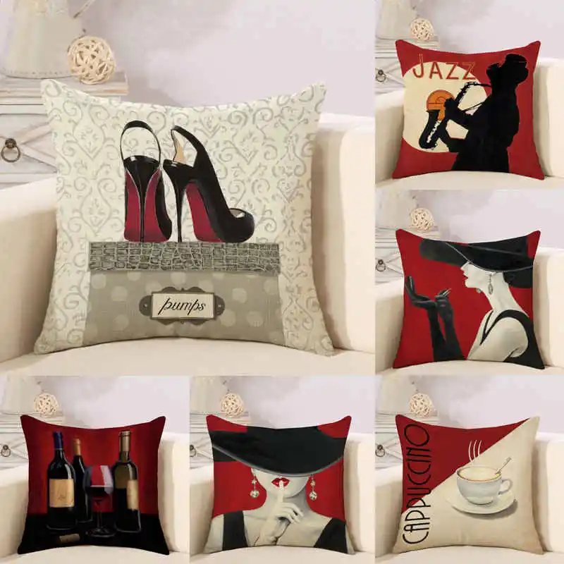 lady portrait cushion cover (4)