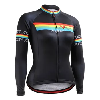 

Breathable Black Cycling Jersey 2018 Women's Long Sleeve Cycling Clothing Spring Autumn Bike Bicycle Bicicleta Ciclismo Jersey