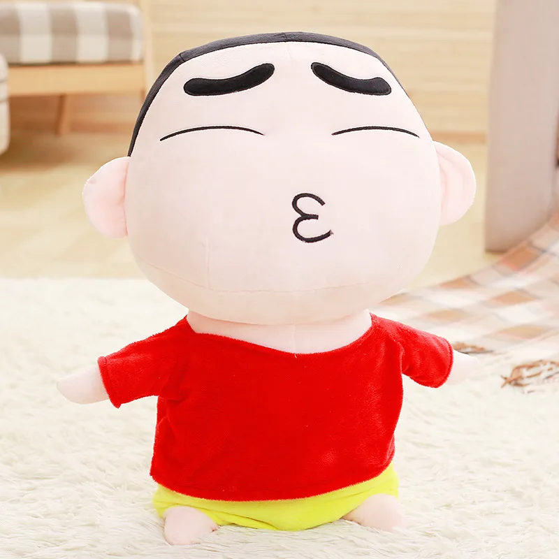 1 шт. 35 см озорной Crayon Shin-chan Мягкие плюшевые куклы короткая футболка с героями из японского аниме «Син-тян»; фигурки для лучший подарок
