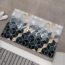 Нордический геометрический дверной коврик для гостиной, спальни, ковры, металлический стиль, коврик для чистки ковров, для дома, для пола, модный дверной коврик