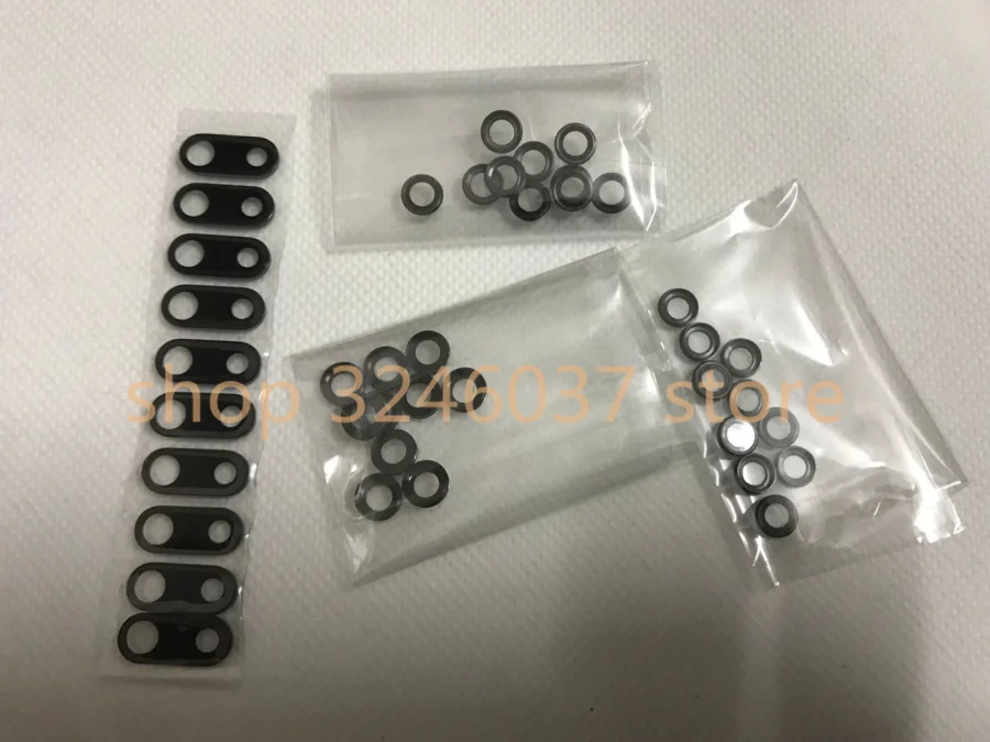 

10pcs Back Camera Glass Lens for iPhone 7 8 6 6s plus X XS XR MAX Rear Camera Ring Holder with Glass Lens Cover Replacement Part
