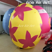 Прямо с фабрики дешевые Надувное пасхальное яйцо с кленовыми листьями цвет для события Вечерние