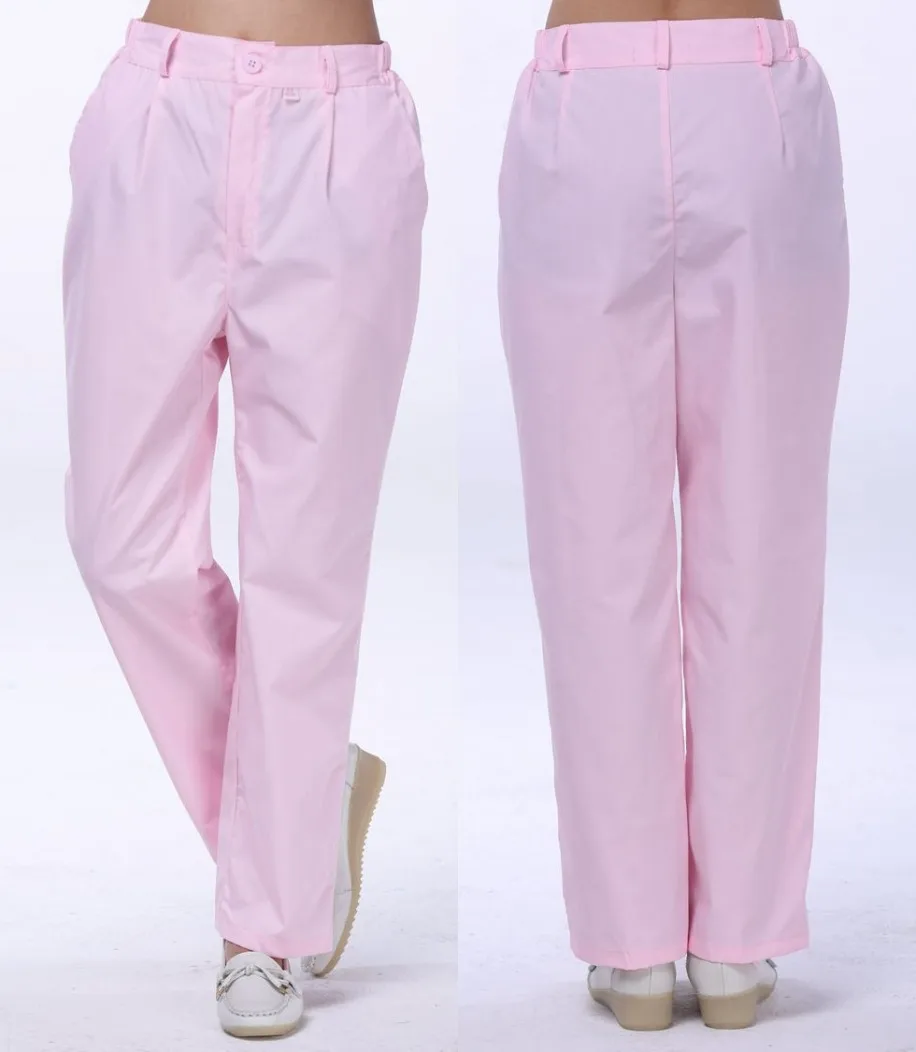 Новый стиль женские медсестра Штаны полный эластичные брюки белый зимой и летом костюм медсестры для беременных женщин Штаны доктор синий