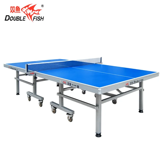 Double Fish 9945b Ittf Roved Official Folded Moveable Table Double Fish 9945b Ittf Roved Official Folded Moveable Table Tennis Pingpong For International Tournament 25mm