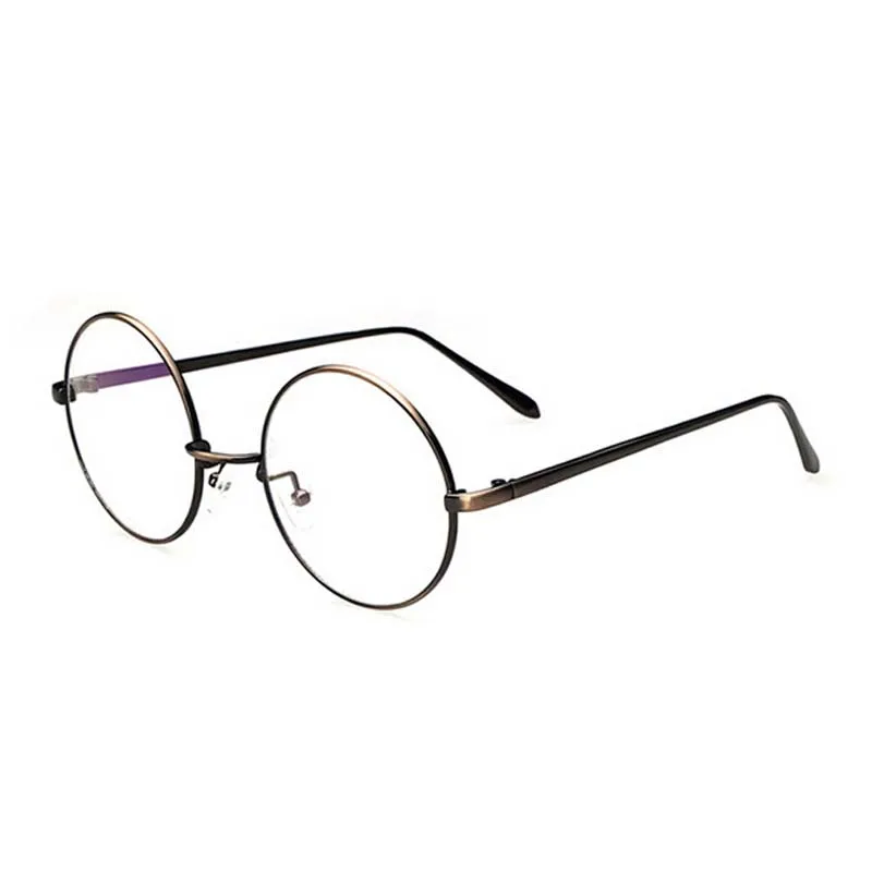 

Metal Round Full Frame Women/Men Glasses Retro Fashion Super Light Weight Frame Unisex Female/Male No Degree Glasses