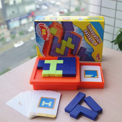 Rompecabezas Tangram Juguetes juegos niños juguetes educativos plástico vintage mental educativos Juguetes para niños rompecabezas