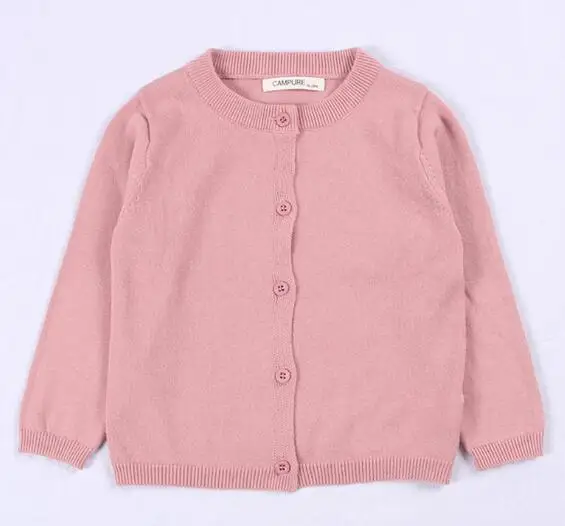 Кардиган для девочек, Детский свитер, пальто, От 1 до 7 лет, Детский кардиган, Детский свитер, куртка для малышей, верхняя одежда для девочек, осенне-зимнее пальто, одежда для малышей - Цвет: Pink