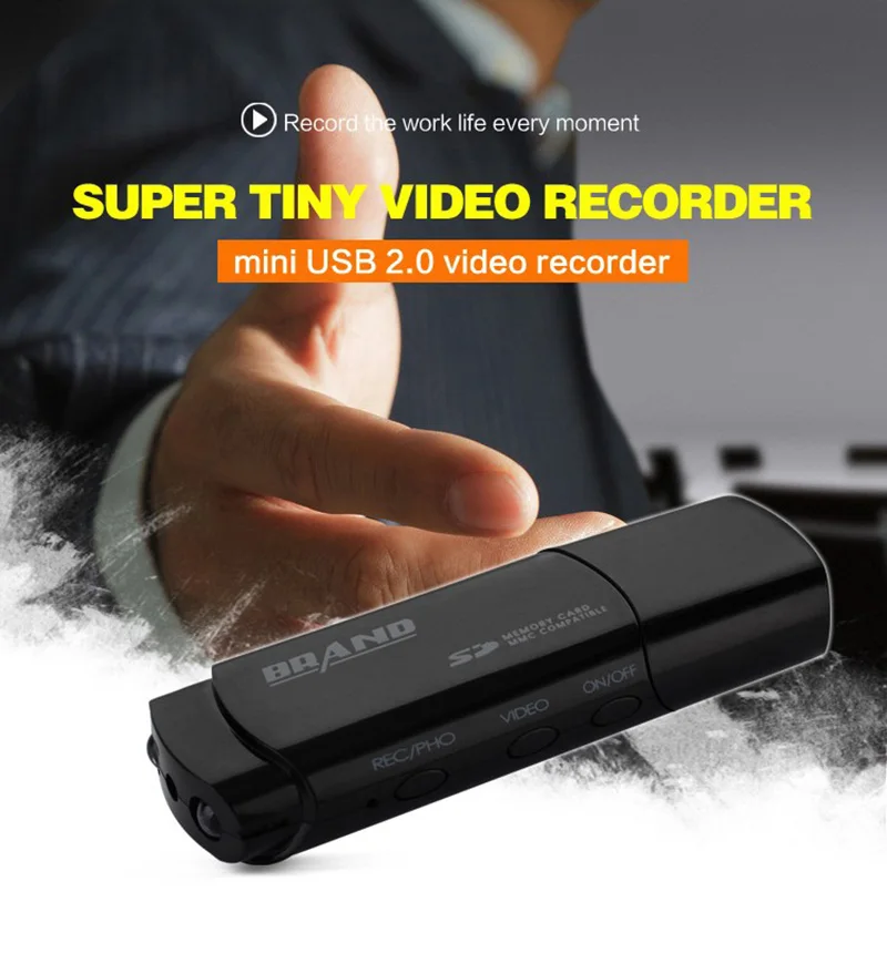 Портативная HD видеокамера мини камера с датчиком движения ночного видения DV DVR u