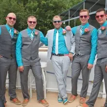 Серые светло-серые мужские костюмы Свадебный костюм для мужчин модные смокинги Custome Homme приталенный костюм Masculino Cool(куртка+ брюки+ галстук+ жилет