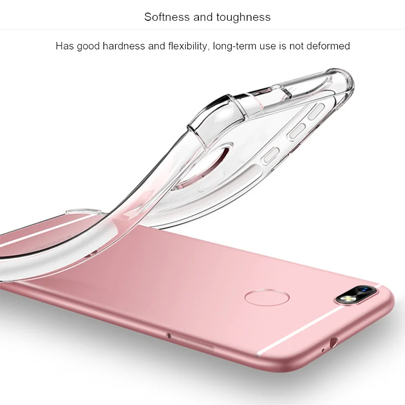Противоударный прозрачный силиконовый чехол SIXEVE для Huawei P10 Lite Plus P8 P9 Y3 Y5 2017 honor 9