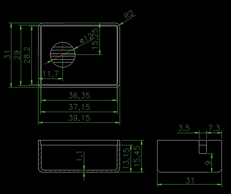 plastic enclosure for electronics control box szomk diy enclosure junction box plastic housing small abs instrument enclosure (5)
