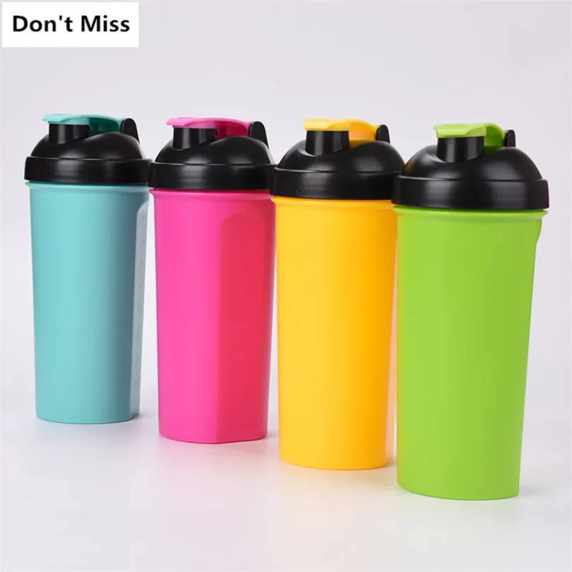 

Outdoor Shake Bottle 800ml-900ml Drinks Protein Shaker Water+Bottles Bike Eco-friendly with Lid Hiking Camping Plastic Water Cup