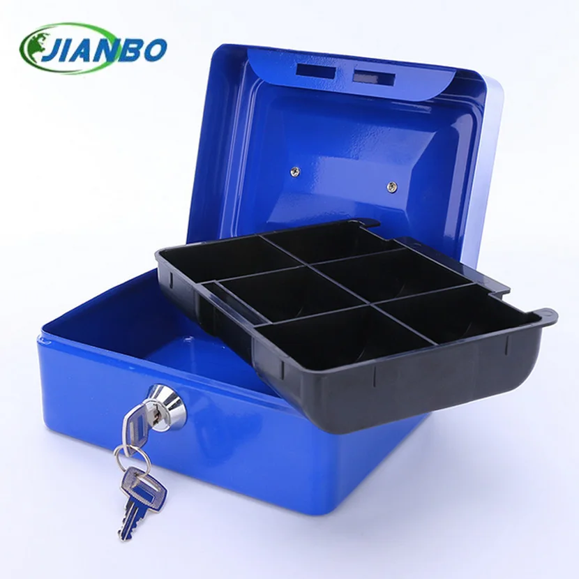 Caixa de Coleta de Caixa de Armazenamento de Jóias Caixa de Dinheiro para o Escritório da Escola para Casa com Bandeja Caixa de Segurança com Trava Portátil Seguro Compartimento Tamanho s 10 de Jóias portátil Seguro Caixa de Dinheiro