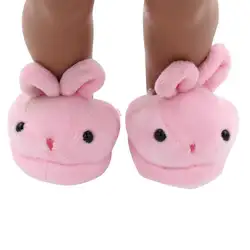 18 дюймов Кукла розовый кролик милые животные плюшевые тапочки кукла Интимные аксессуары подарок для малыша Прямая доставка y0118