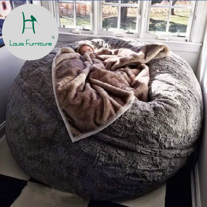 

Louis Fashion Lazy Couch Creative Couple Tatami Workshop Floor Bean Bag Machine Washing and Blasting