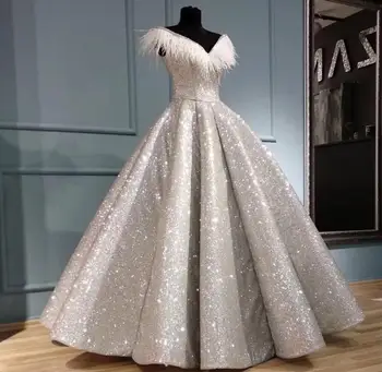 

JOYCE-888 newest style for africa fashion dress french style with glued gilliter for party or wedding dress