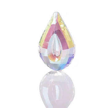 

New Arrival 1PCS Suncatcher Glass Crystal Pendants for chandelier Prism Parts Feng Shui hanging drops decoration