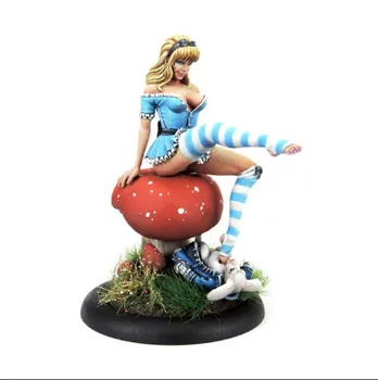 

1/32 Scale Resin Figure Model Kit Alice Static Modeling Assembling DIY Toys Hobby Tools Creative Gift
