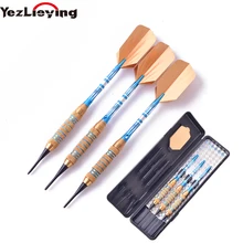 3 шт./компл. 18 г Мягкая синяя линия синий алюминиевый стержень Чистый медный дротик профессиональные игровые дротики комплект