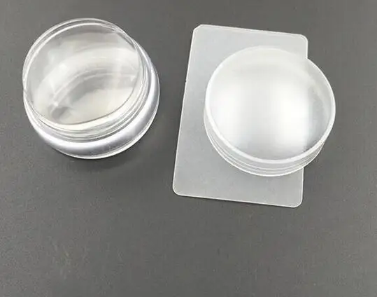 

Fashion Hot 3.5cm Clear Silicone Jelly Nail Stamper with Cap Chess Design Nail Art Stamper & Scraper Nail Art Decoration Set