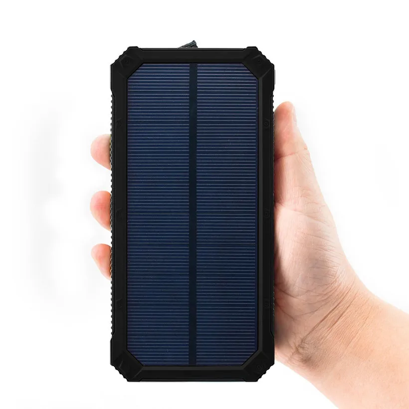 CRRPRIE светодиодный внешний аккумулятор с двумя портами usb на солнечной батарее чехол Зарядное устройство DIY комплекты Коробка для смартфонов 180123 Прямая поставка