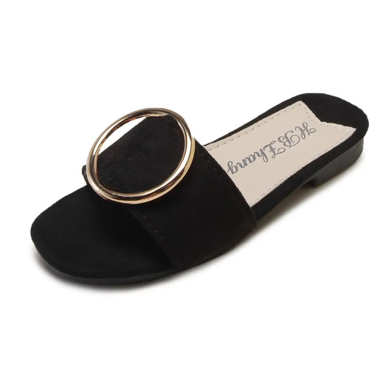 

LONSANT Baby Girls slippers Fashion Children PU Korean Slippers summer Girls Breathable Casual Shoes pretty Girl solid slippers