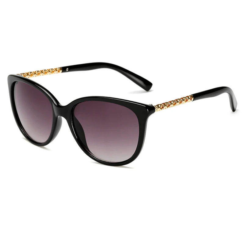 Длинные женские квадратные солнцезащитные очки, новинка, Ретро стиль, солнцезащитные очки для мужчин и женщин, леопардовая оправа, коричневые линзы, KP81032 - Цвет линз: black gray