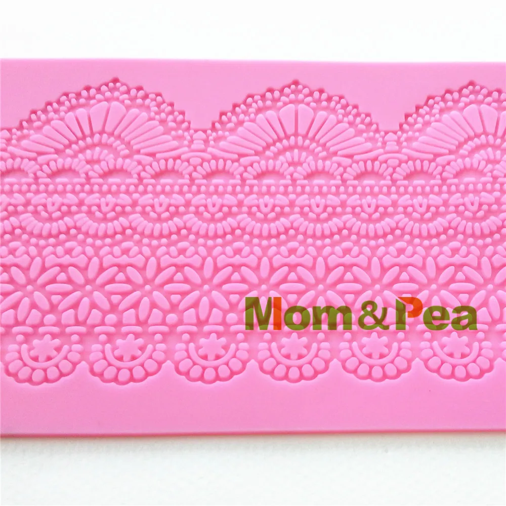 Mom& Pea GX151,, силиконовая форма в виде короны большого размера, кружевная форма для украшения торта, помадка, 3D форма для торта, силиконовая форма для пищевых продуктов