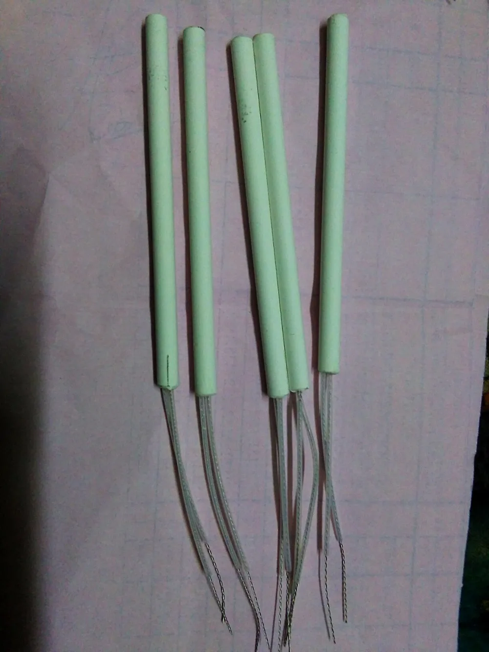 

10 PCS D5.8mm*95mm AC 220V 50W Ceramic Core Heating Element for Soldering Iron tools