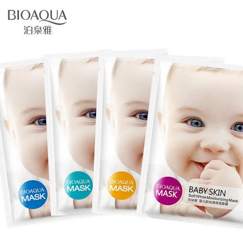 BIOAQUA 30g Moisturizing Baby Skin Mask Face Mask Whitening Wrapped